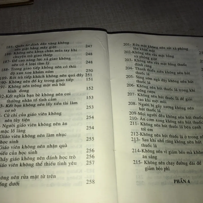 500 điều cấm kỵ trong cuộc sống hiện đại 780249