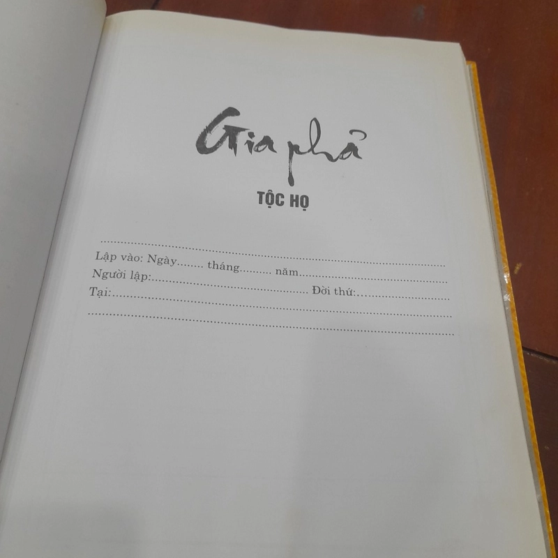 GIA PHẢ DÒNG TỘC 479159