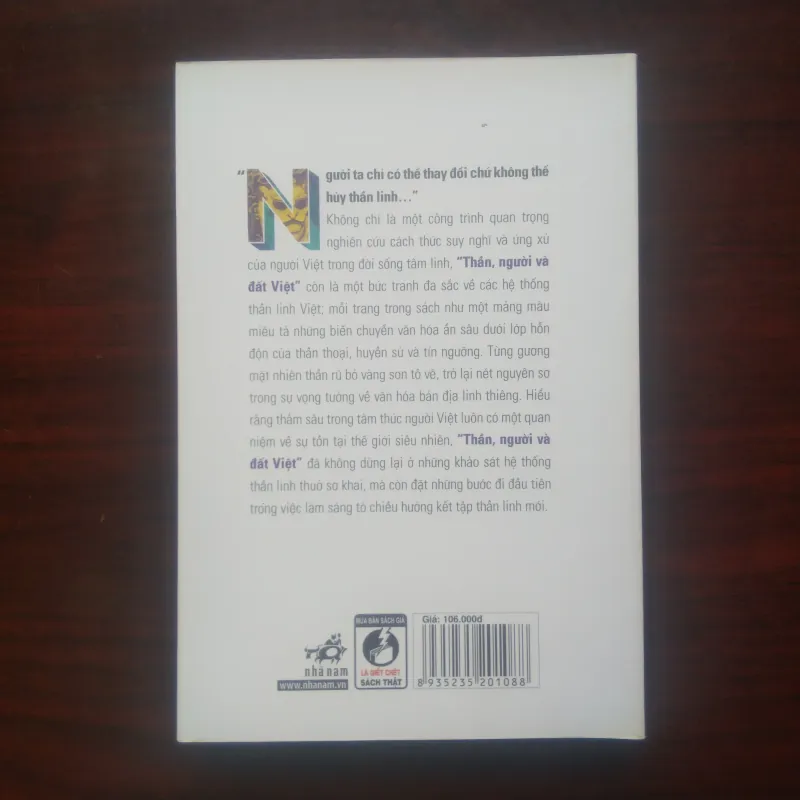 [Sách Tâm Linh] Thần Người Và Đất Việt (Tạ Chí Đại Trường) 932304