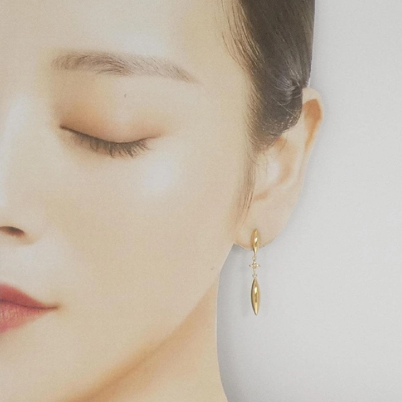 K18YG Bông tai kim cương - Hàng hiệu Chính hãng 865384