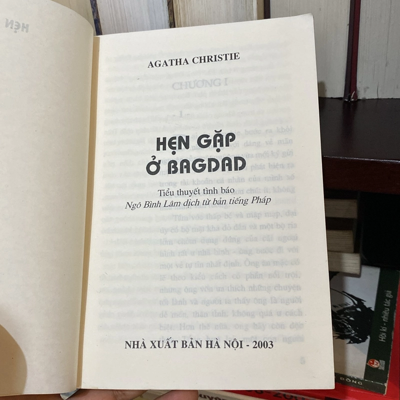 HẸN GẶP Ở BAGDAD (Tiểu thuyết tình báo của Agatha Christie) xuất bản năm 2003 470788