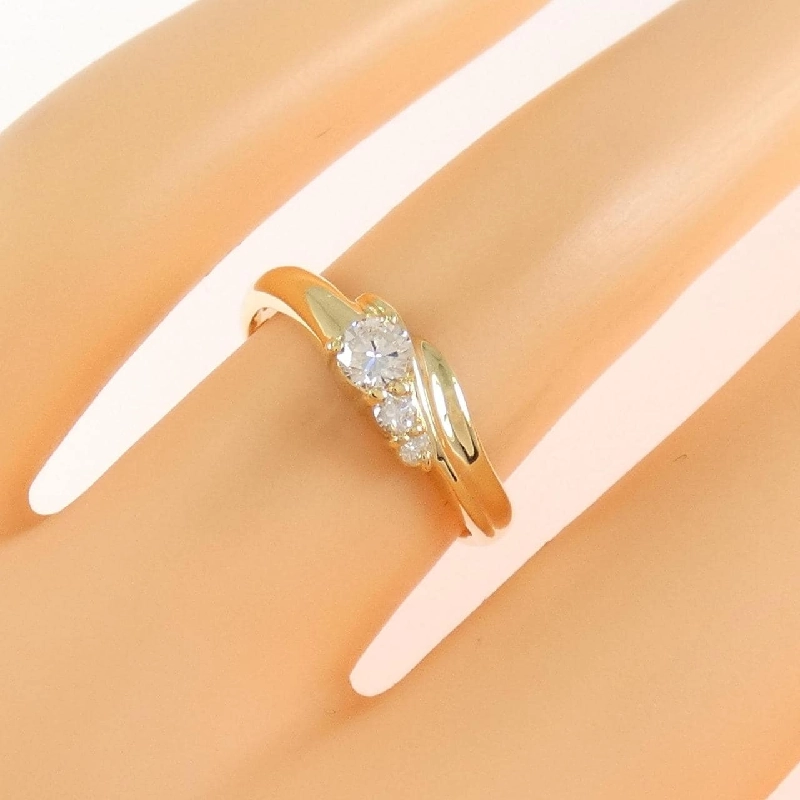 Nhẫn kim cương K18YG 0.20CT 669160