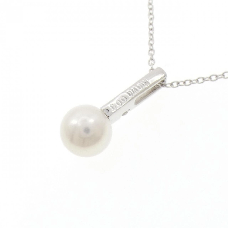 K18WG Ngọc trai Akoya Dây chuyền - Hàng hiệu Chính hãng 856458