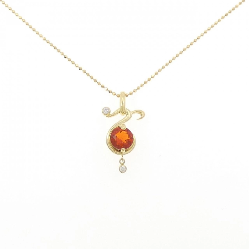 K18YG Opal Necklace 0.82CT - Hàng hiệu Authentic 860321