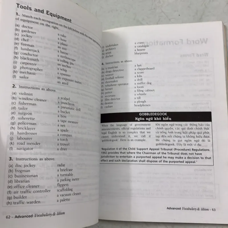 Advanced Vocabulary & Idiom - Nguyễn Thành Yến 985884