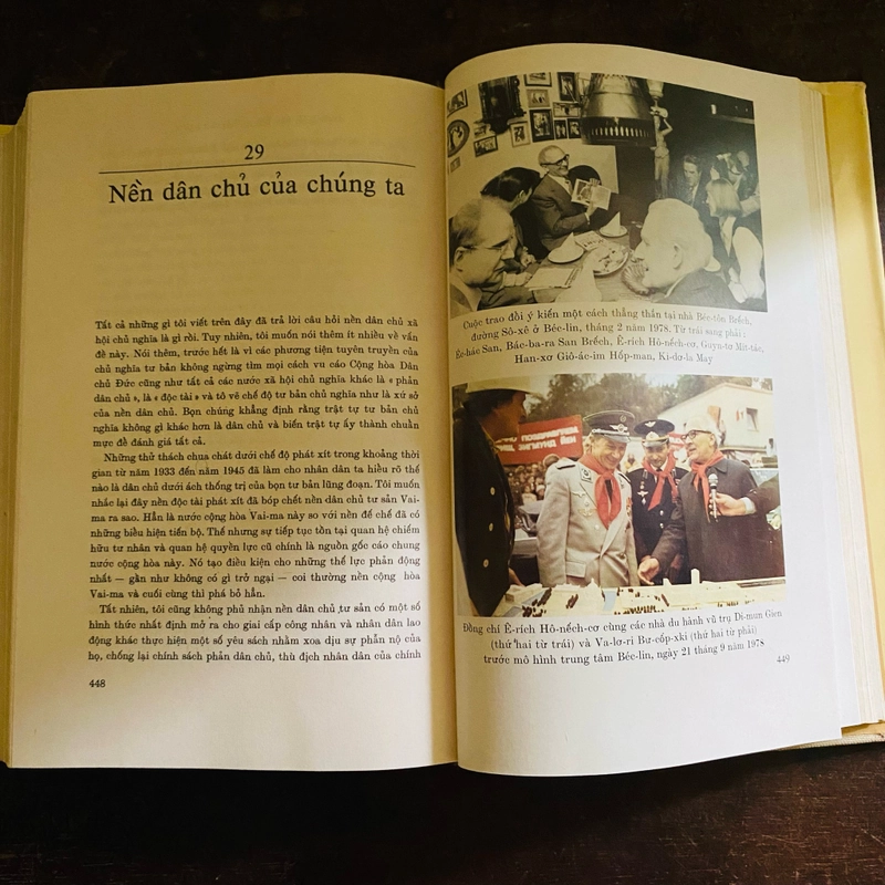 Ê-rích Hô-nếch-cơ từ cuộc đời tôi- Verlag Zeit im Bild Dresden 1984 361212