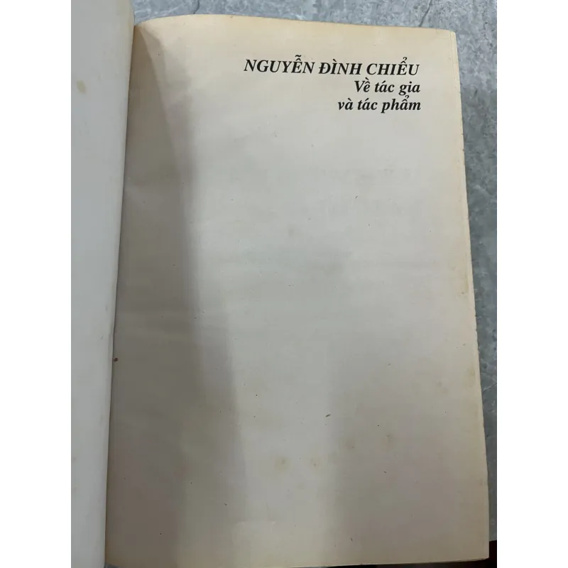 NGUYỄN ĐÌNH CHIỂU VỀ TÁC GIẢ VÀ TÁC PHẨM - NGUYỄN NGỌC THIỆN 795455