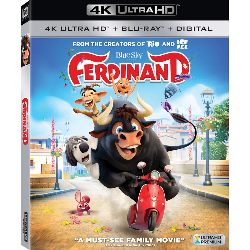 Đĩa phim 4K BluRay 2160p Ferdinand 2017 452192