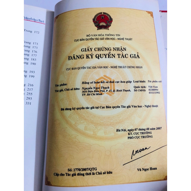📚 HẰNG SỐ LUÂN HỒI THÁI CỰC HOA GIÁP – Nguyễn Ngọc Thạch 503481