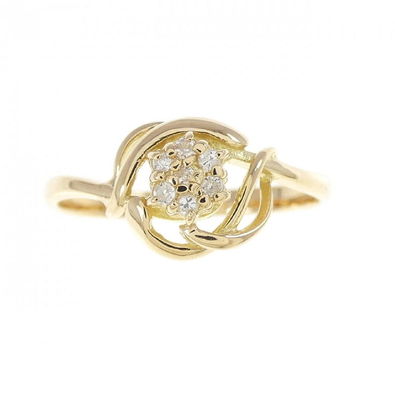 Nhẫn kim cương K18YG 0.05CT 669208