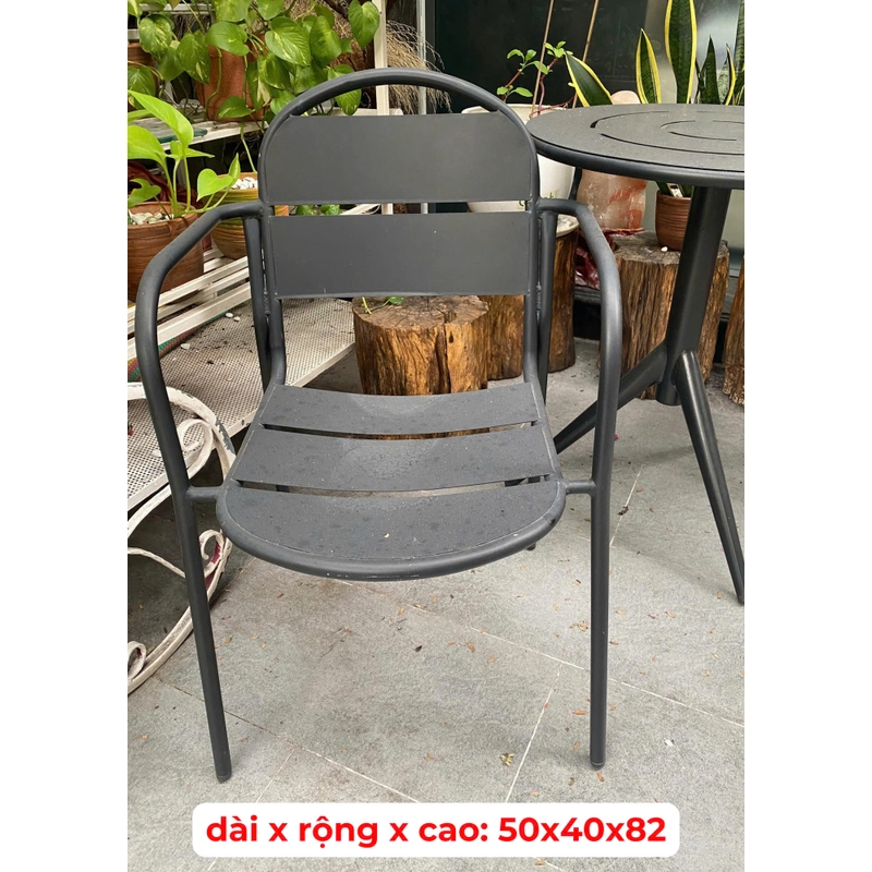 Bộ bàn chữ nhật sắt - 1 bàn + 2 ghế [cần bán gấp] 332007