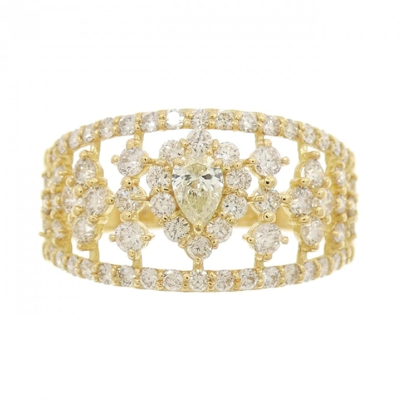 【Sản phẩm mới】Nhẫn kim cương K18YG 1.00CT 671090