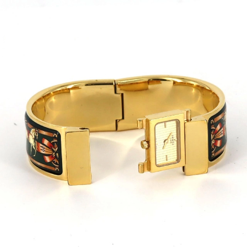 Hermès Roca Enamel GP LO1.201 GP Quartz - Hàng hiệu Authentic 876093