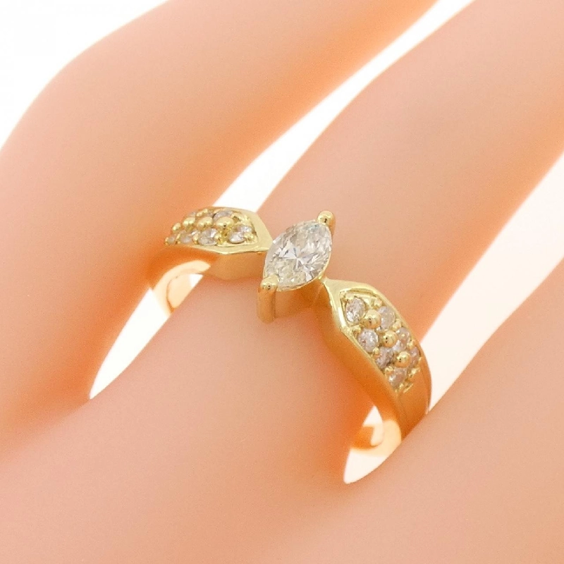 Nhẫn kim cương K18YG 0.50CT 667321