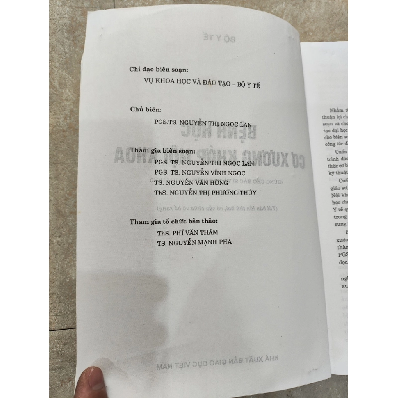 Bệnh Học Cơ Xương Khớp Nội Khoa -PGS.TS Nguyễn Thị Ngọc Lan 509178