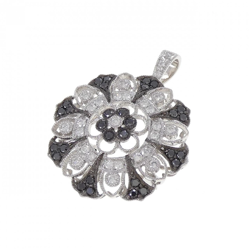 K18WG/K18BG Kim cương Brooch 0.37CT - Hàng hiệu Chính hãng 869323