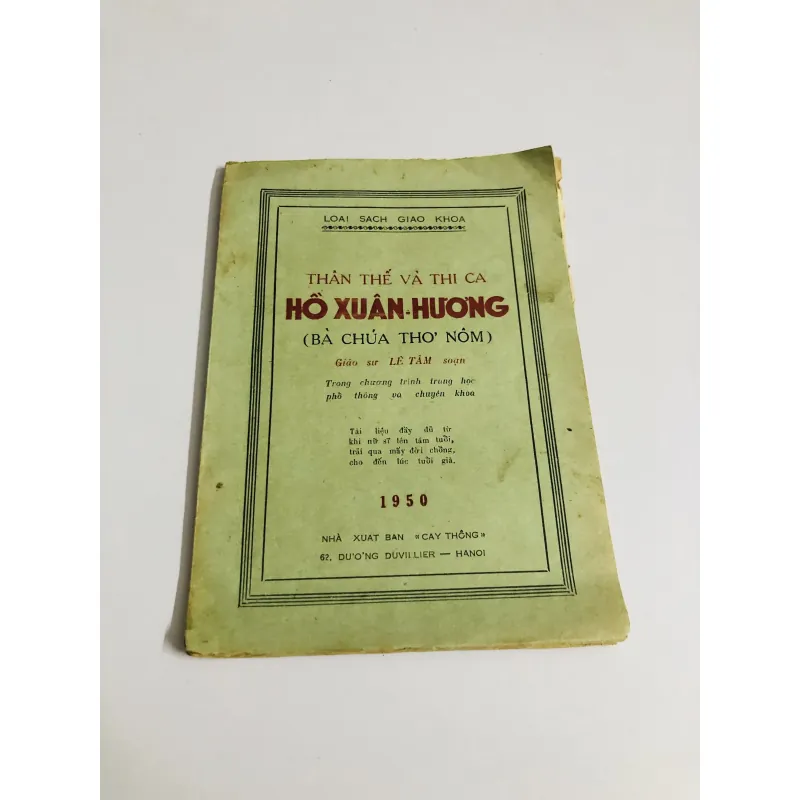 THÂN THẾ VÀ THI CA HỒ XUÂN HƯƠNG – Bà Chúa Thơ Nôm 1950 752785