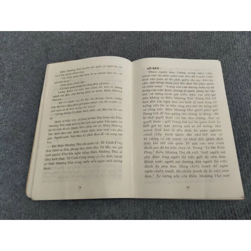 ĐIỀN NHƯƠNG THƯ VỚI TƯ MÃ BINH PHÁP 993218