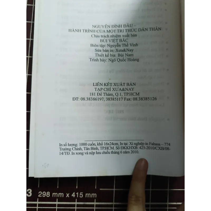 Nguyễn Đình Đầu hành trình của một tri thức dấn thân 731155