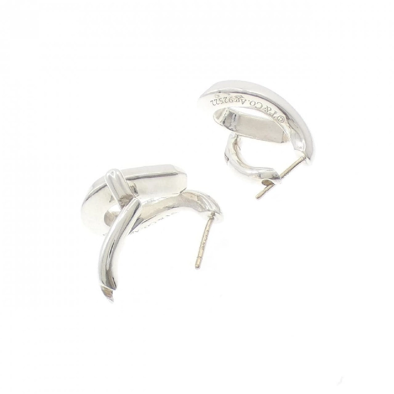 Bông tai liên kết đơn Tiffany - Hàng hiệu Authentic 844458