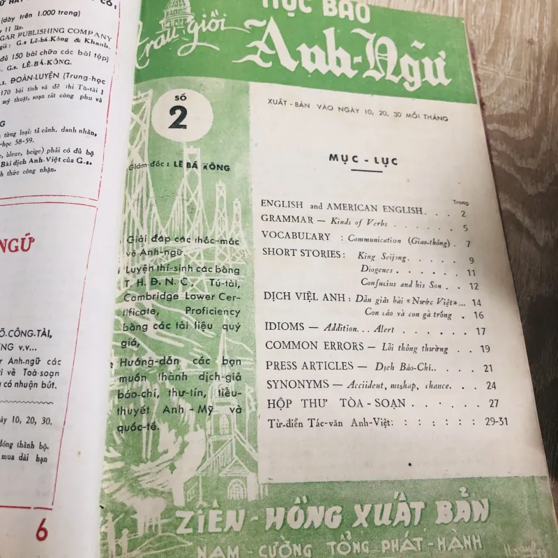 HỌC BÁO ANH NGỮ – Trau dồi Anh Ngữ (Bộ đủ 10 số, đóng bìa cứng)  931982