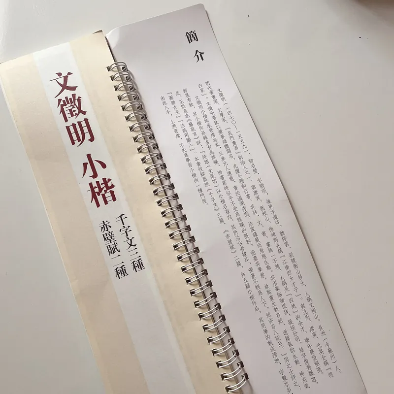 (2hand) Tiếng Trung- Bảng chữ Hán mẫu bút mềm  740352