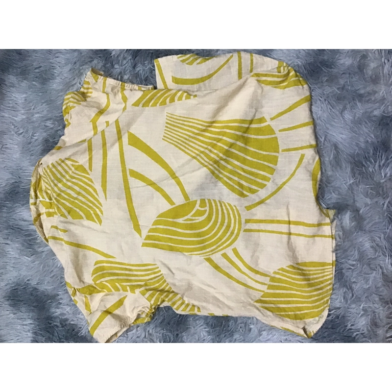 Áo linen cổ sen 524723