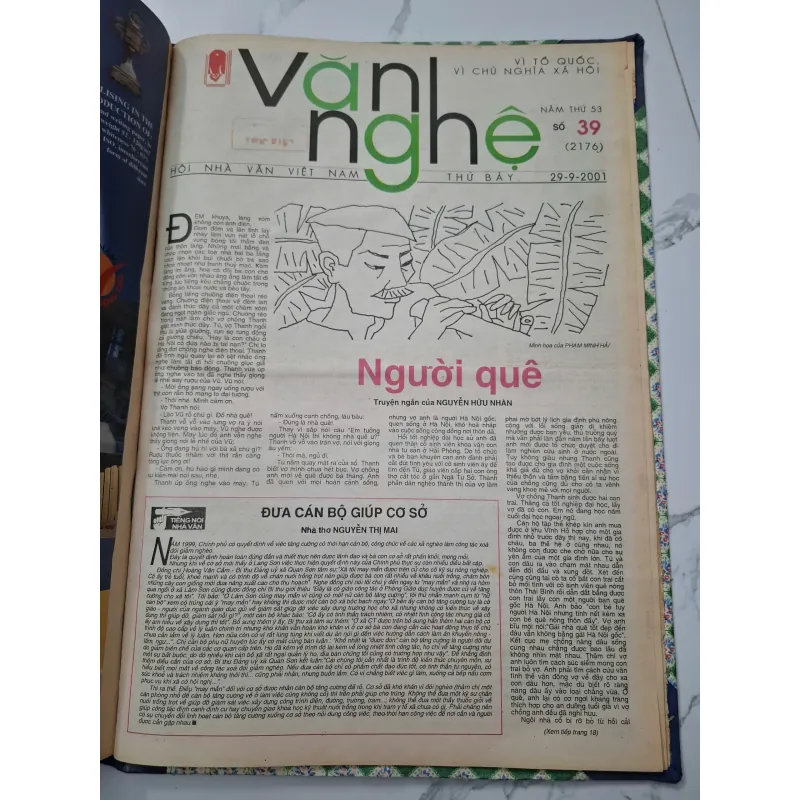 Báo Văn Nghệ 2001 số 27 đến số 39 799223