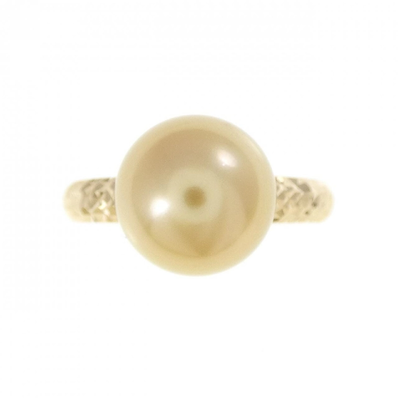 Nhẫn ngọc trai trắng K18YG 10.0mm - Hàng hiệu Authentic 854847