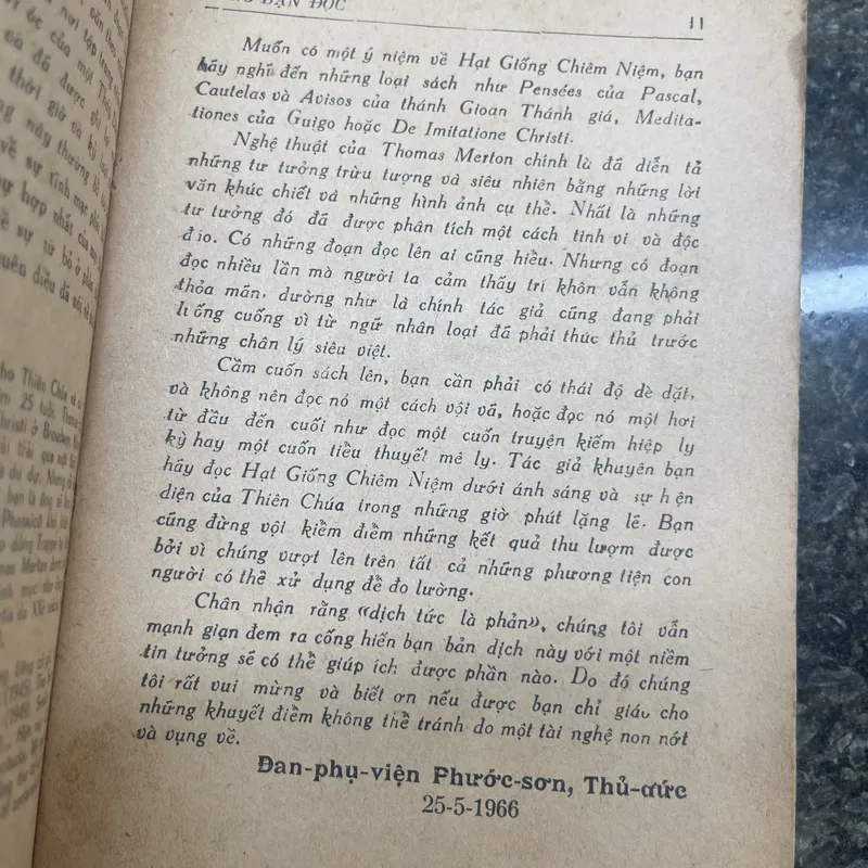 Hạt giống chiêm niệm Thomas Merton xb 1966 732523