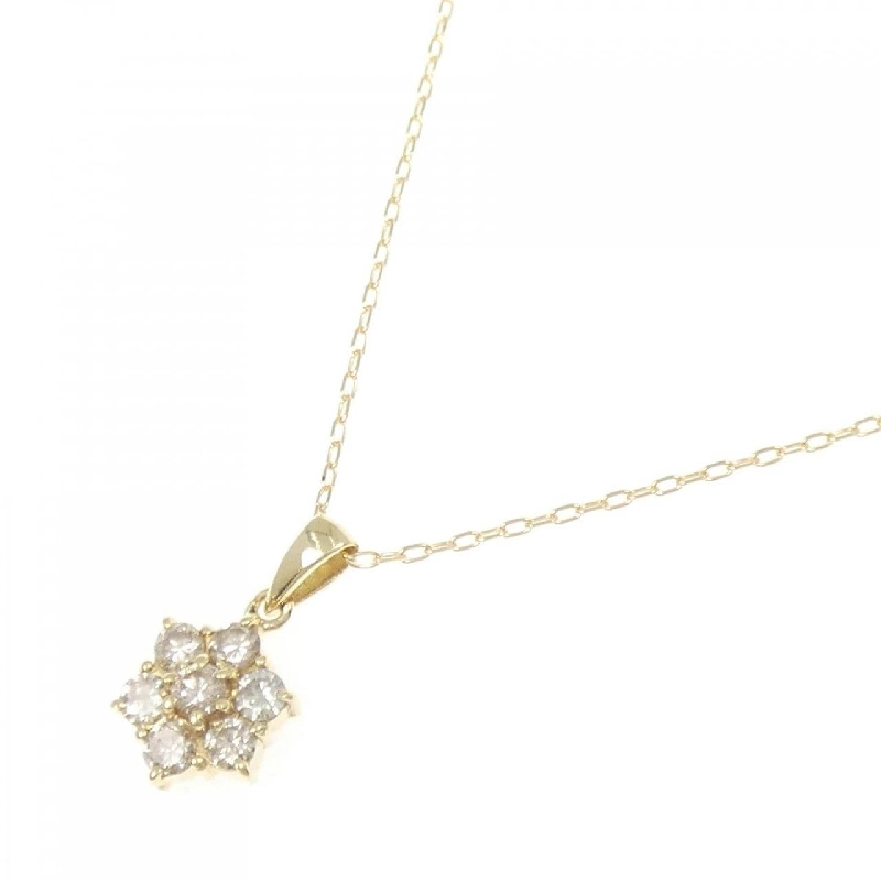 K18YG Hoa Nhài Kim Cương Dây Chuyền 0.50CT - Hàng hiệu Chính hãng 862969