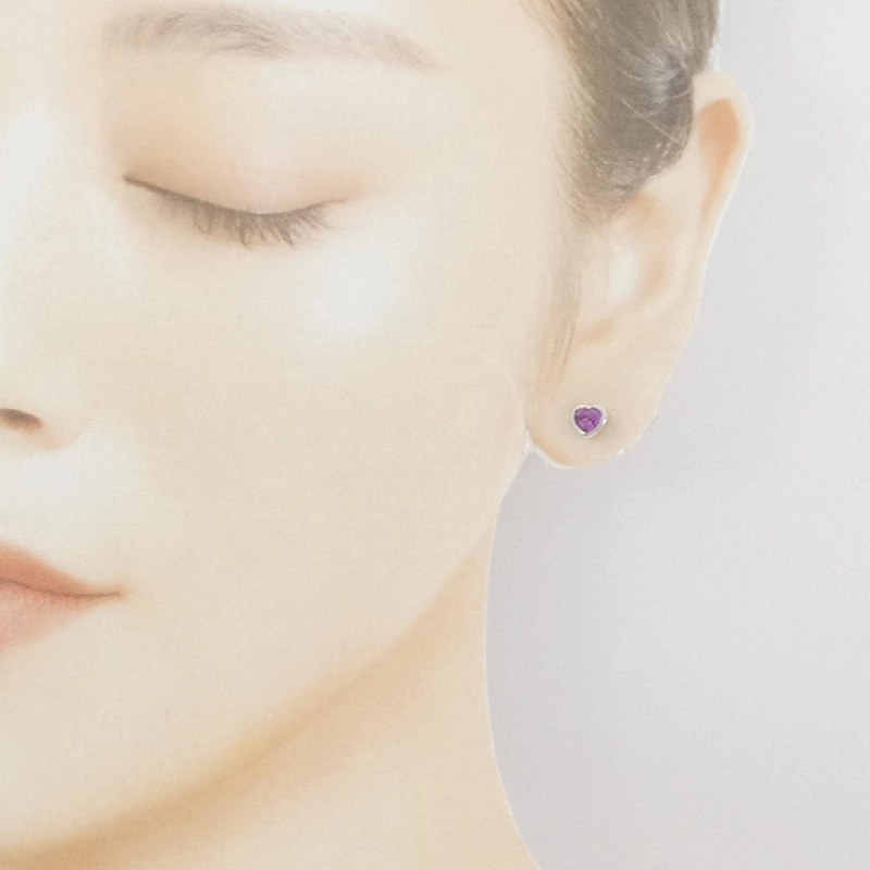 K14WG Bông tai hình trái tim Sapphire 1.09CT - Hàng hiệu Chính hãng 870748