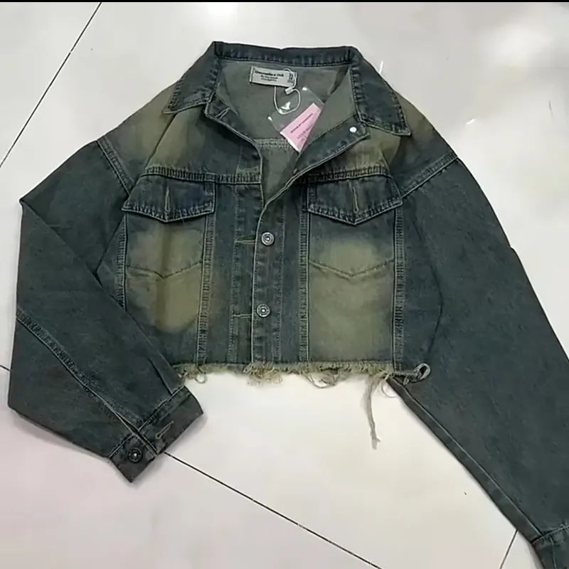 Áo khoác bò croptop 572456