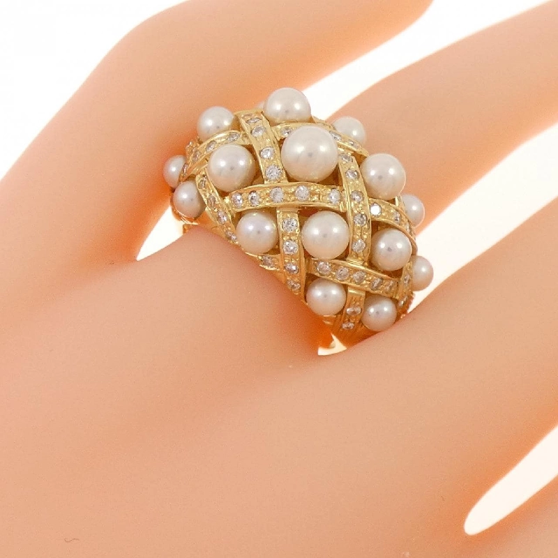 Nhẫn ngọc trai Akoya K18YG 668140