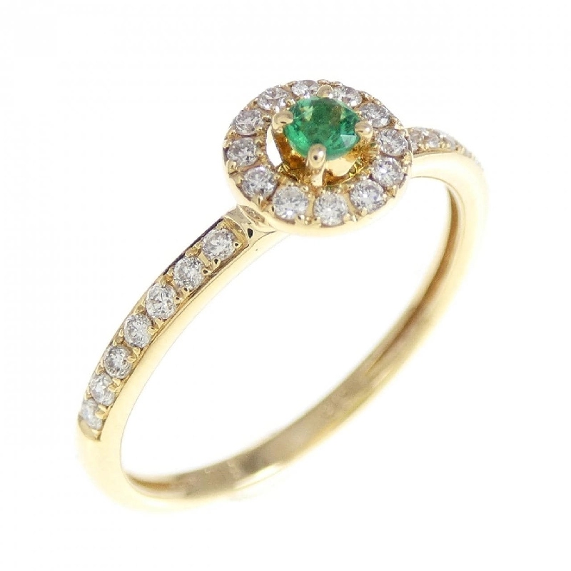 Nhẫn Ngọc Lục Bảo K18YG 672198