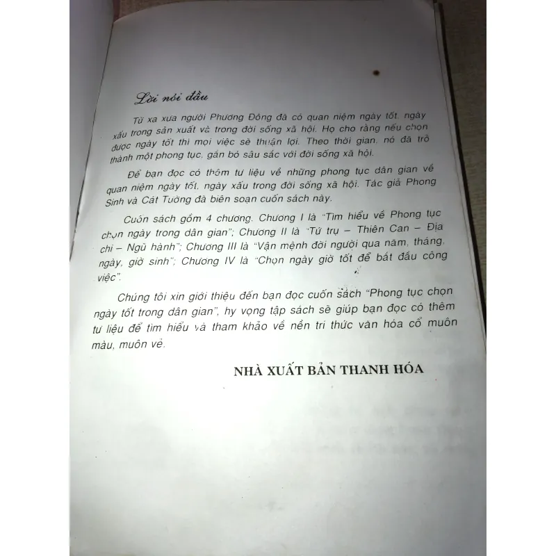 Phong tục chọn ngày tốt-Phong Sinh- Cát Tường 957139