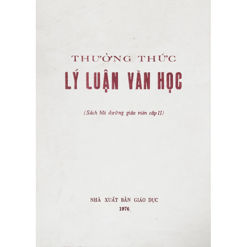 Thường thức Lý luận văn học 390907