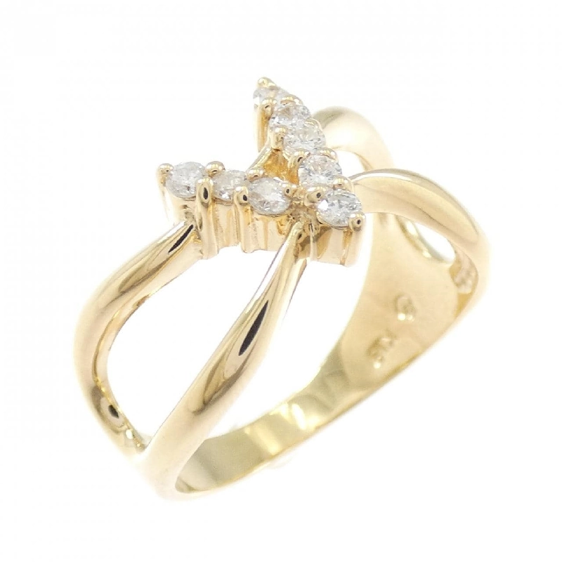 Nhẫn kim cương K18YG - Hàng hiệu Authentic 846854