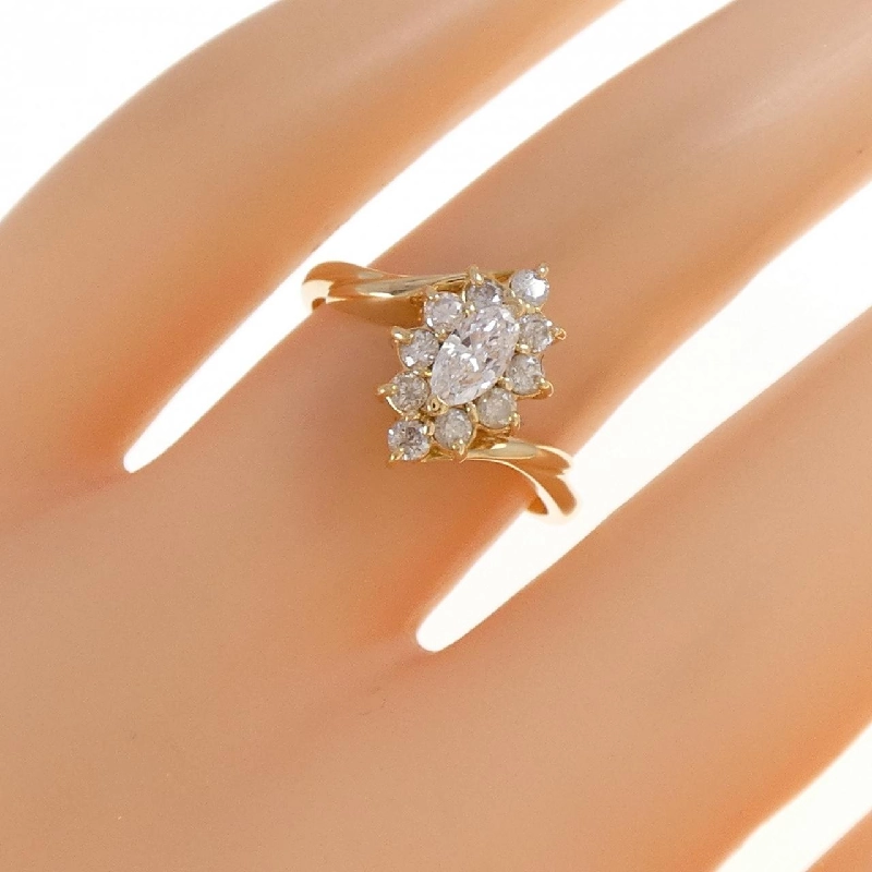 Nhẫn kim cương K18YG 0.51CT 669150