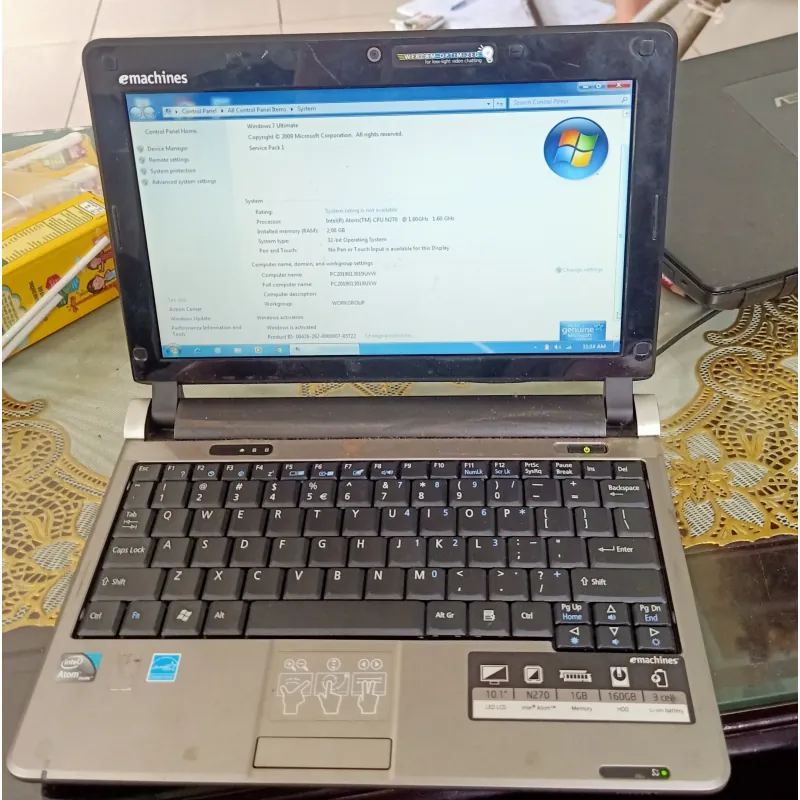 Laptop 10.1 inch ZIN,pin 1h30 phút 957961