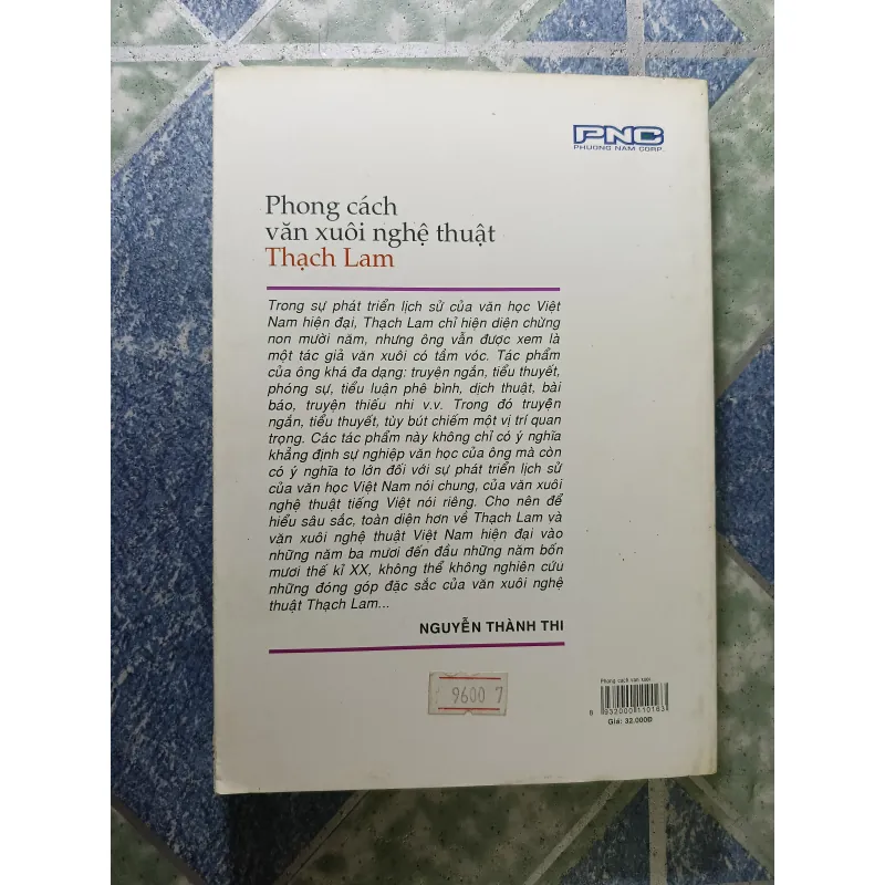 Phong cách văn xuôi nghệ thuật Thạch Lam - Nguyễn Thành Thi 927789