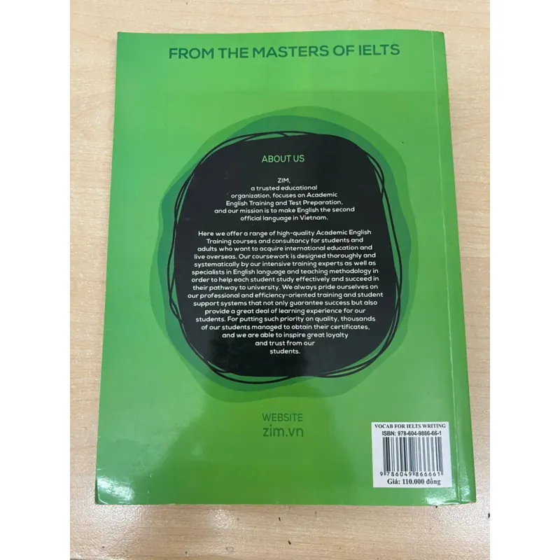 Sách luyện thi POWER VOCAB IELTS – Writing band 8 của From The masters of IELTS 781167