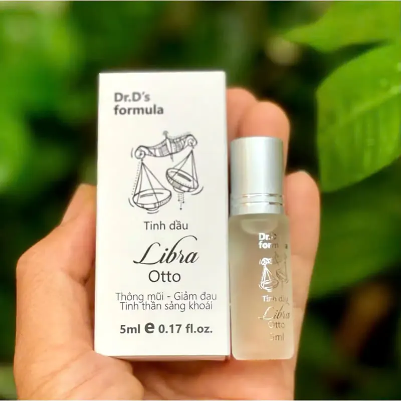 Tinh Dầu Thảo Mộc Libra Otto - Dr's D Formula - Hỗ trợ người bị xoang, thông mũi (5-10ml) 553574