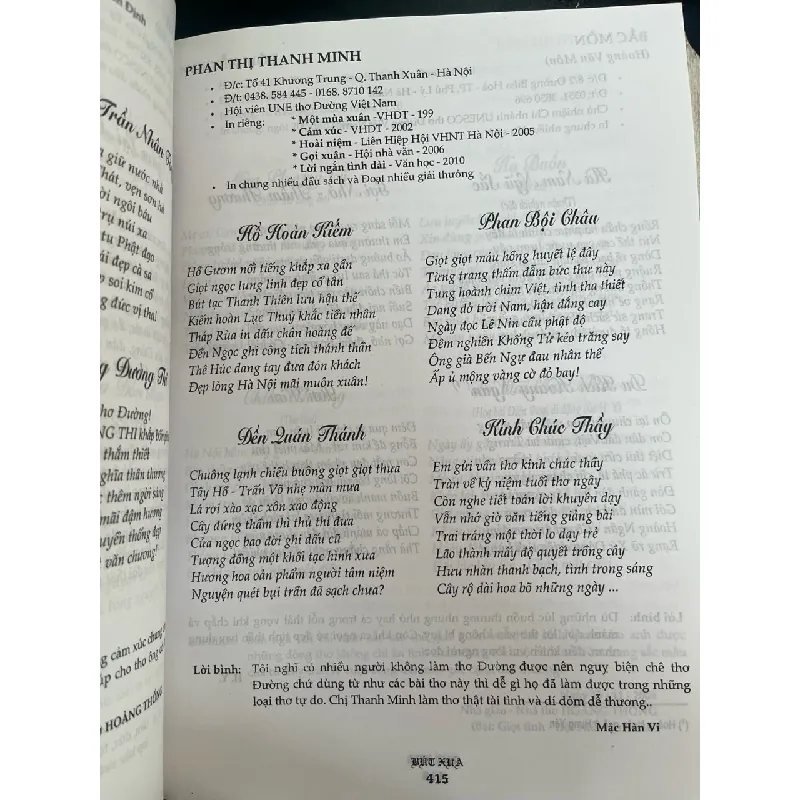 Bút xưa: tuyển tập thơ đường luật Việt Nam 20 hồi phục (1990-2010) - Hoài Yên 719516