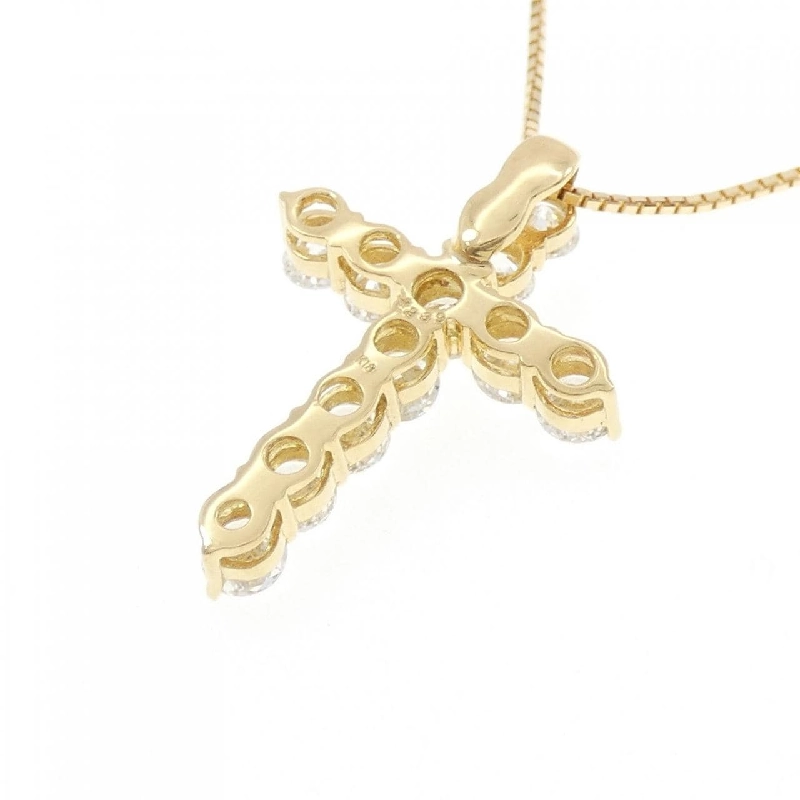 K18YG Dây chuyền kim cương 2.239CT E-F VS1-2 VG - Hàng hiệu Chính hãng 873563