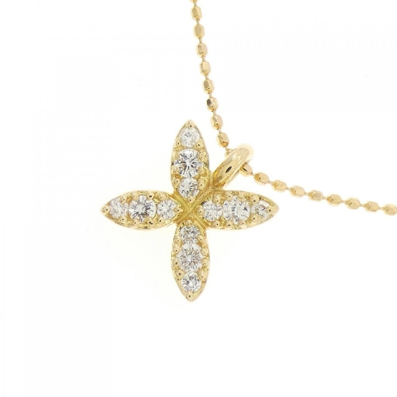 K18YG Dây chuyền kim cương 0.13CT - Hàng hiệu Authentic 862300