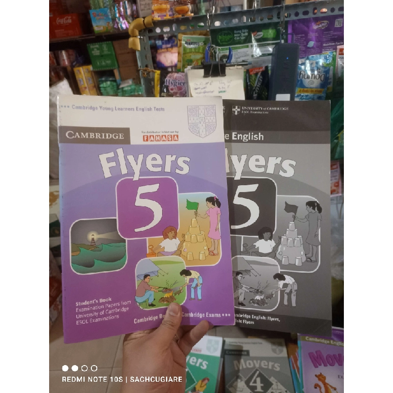 Flyers 5 Student's book + Answer viết chì mới 80% Sách tự học tiếng Anh HCM2702 930672