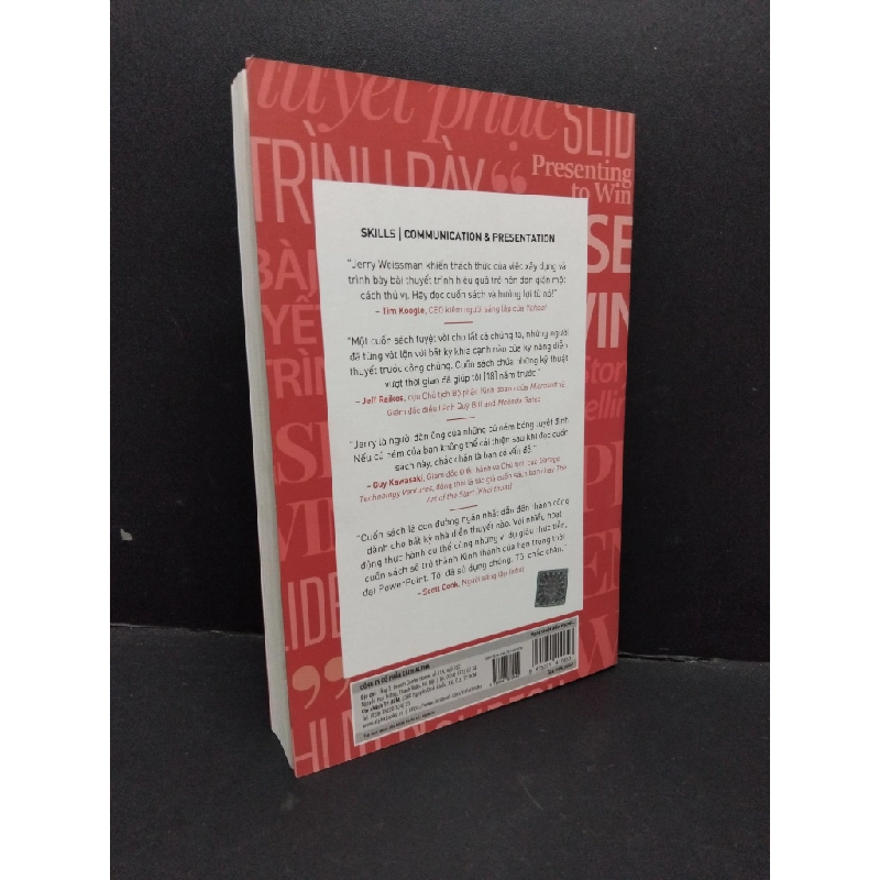 Nghệ thuật diễn thuyết để thành công mới 90% bẩn nhẹ 2020 HCM1410 Jerry Weissman KỸ NĂNG 339874