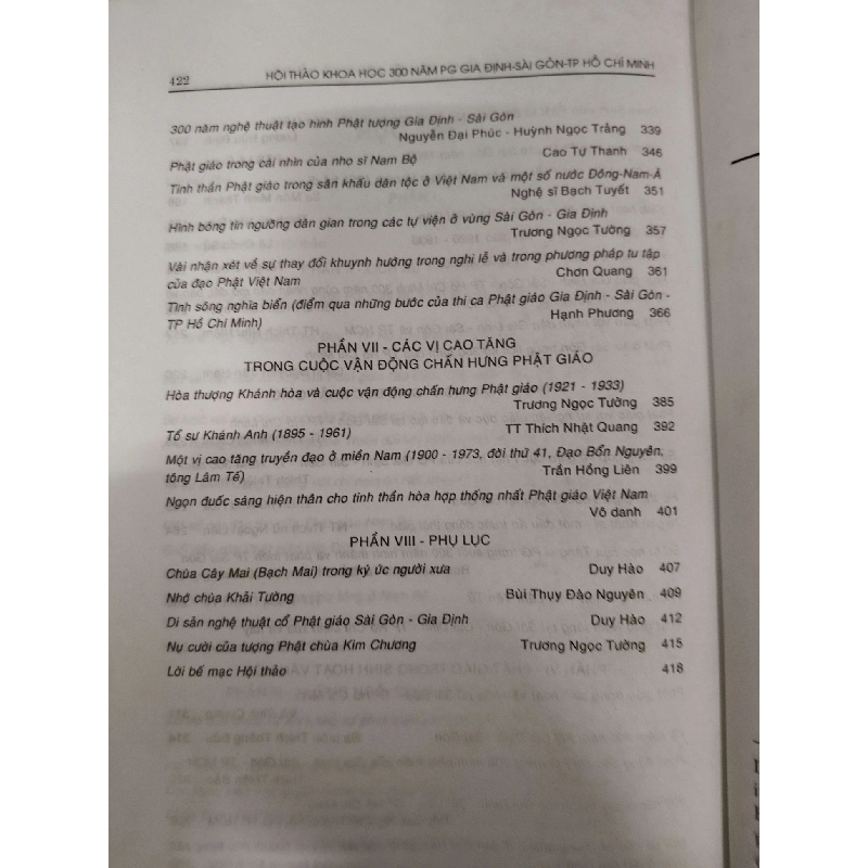 Hội thảo 300 năm Phật giáo Gia Định Sài Gòn - 2002 - 422 trang - LỊCH SỬ - CHÍNH TRỊ - TRIẾT HỌC - ANTQ2011-11 921102