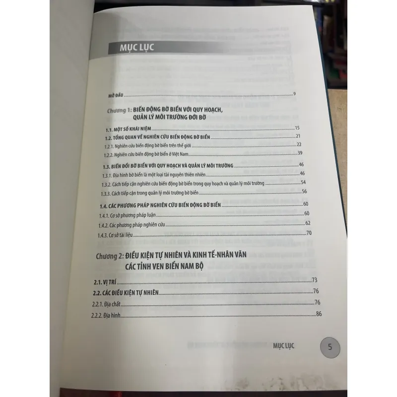 BIẾN ĐỘNG ĐƯỜNG BỜ BIỂN CÁC TỈNH NAM BỘ - VŨ VĂN PHÁI chủ biên 936827